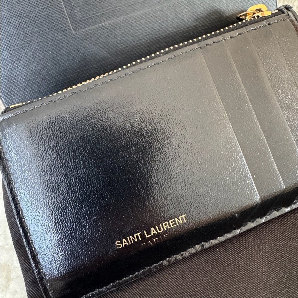 Saint Laurent Black Card Holder - Picture 7 of 11